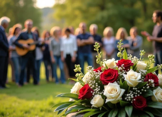 Chanson française pour funérailles : réconfort et hommage en musique